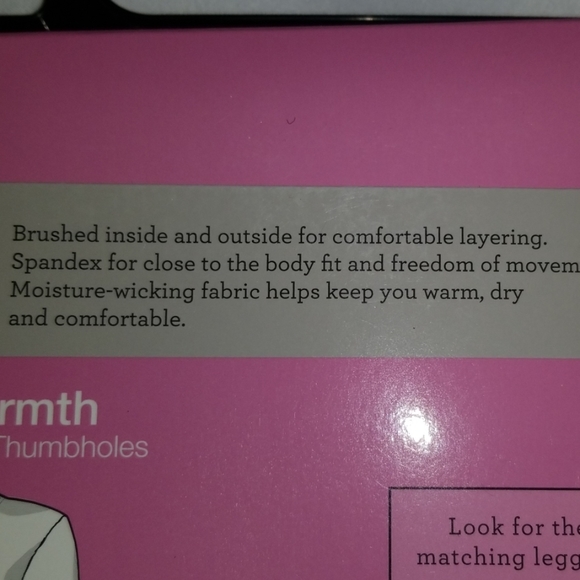 Cuddl Duds Climate Right Crew TOP Sueded Black New - Picture 7 of 8